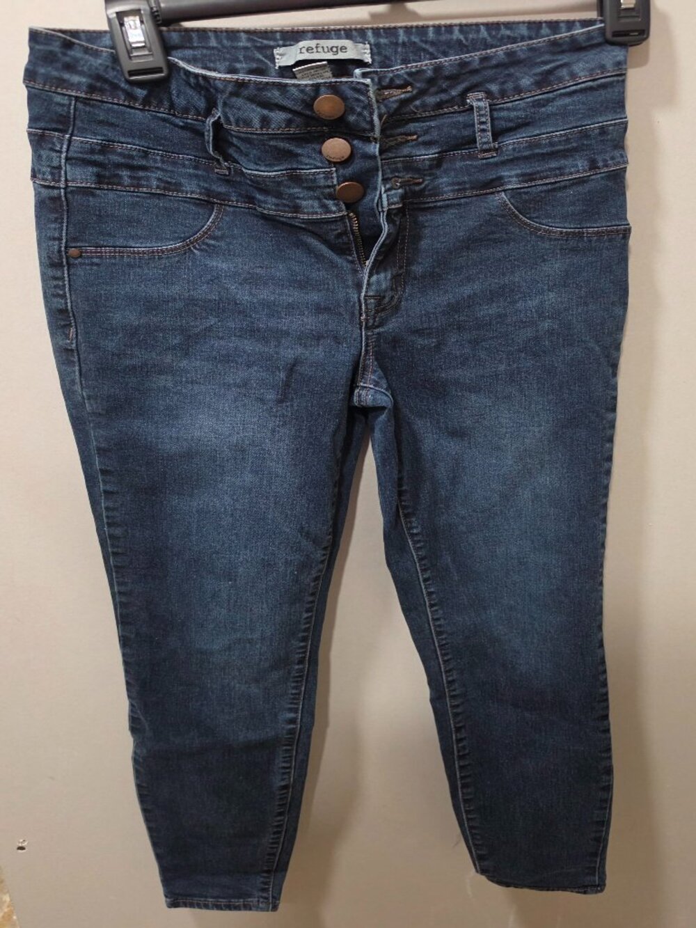 3 Button Denim Jeans